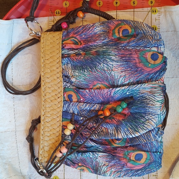 Peacock Feather Purse - Picture 4 of 6